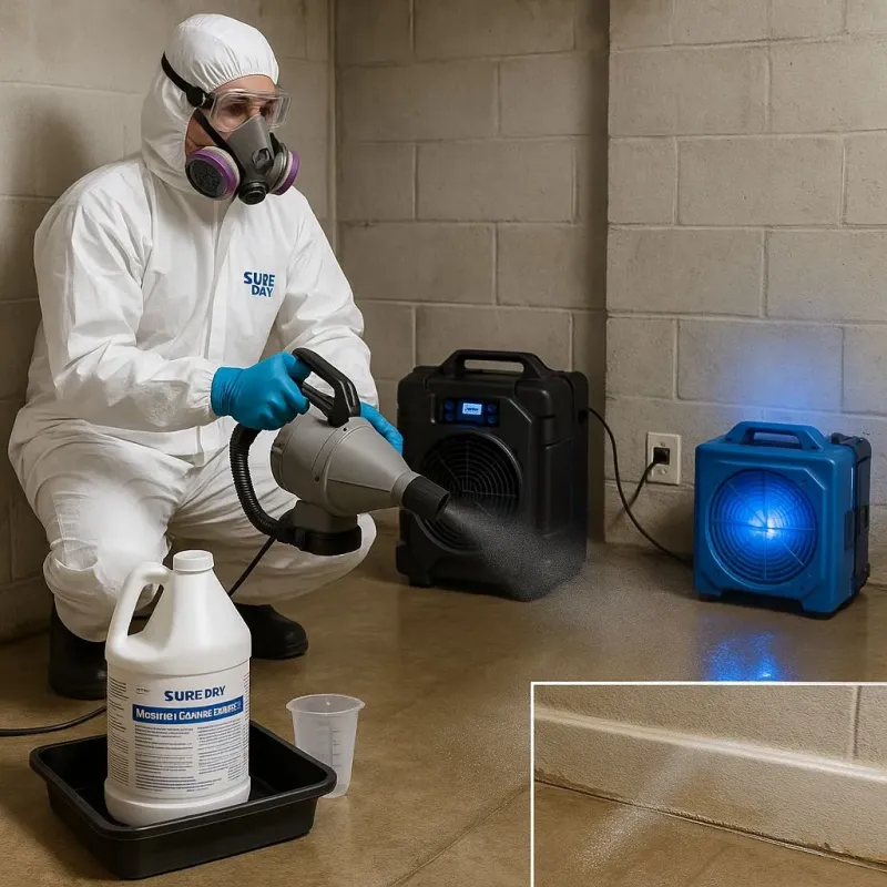 Sanitization and Odor Removal process in Allen, TX